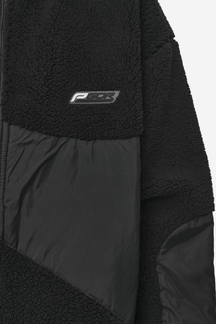 Pegador Risa Teddy Fabric Mix Jacket Black im Angebot