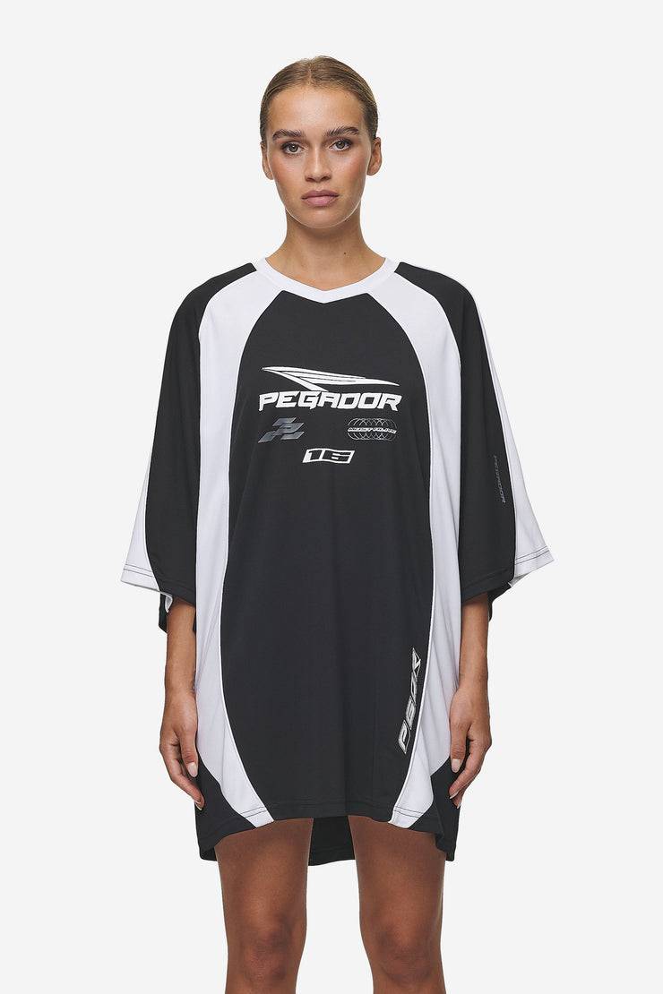Pegador Moni Tricot Dress Black White Günstiger Verkauf
