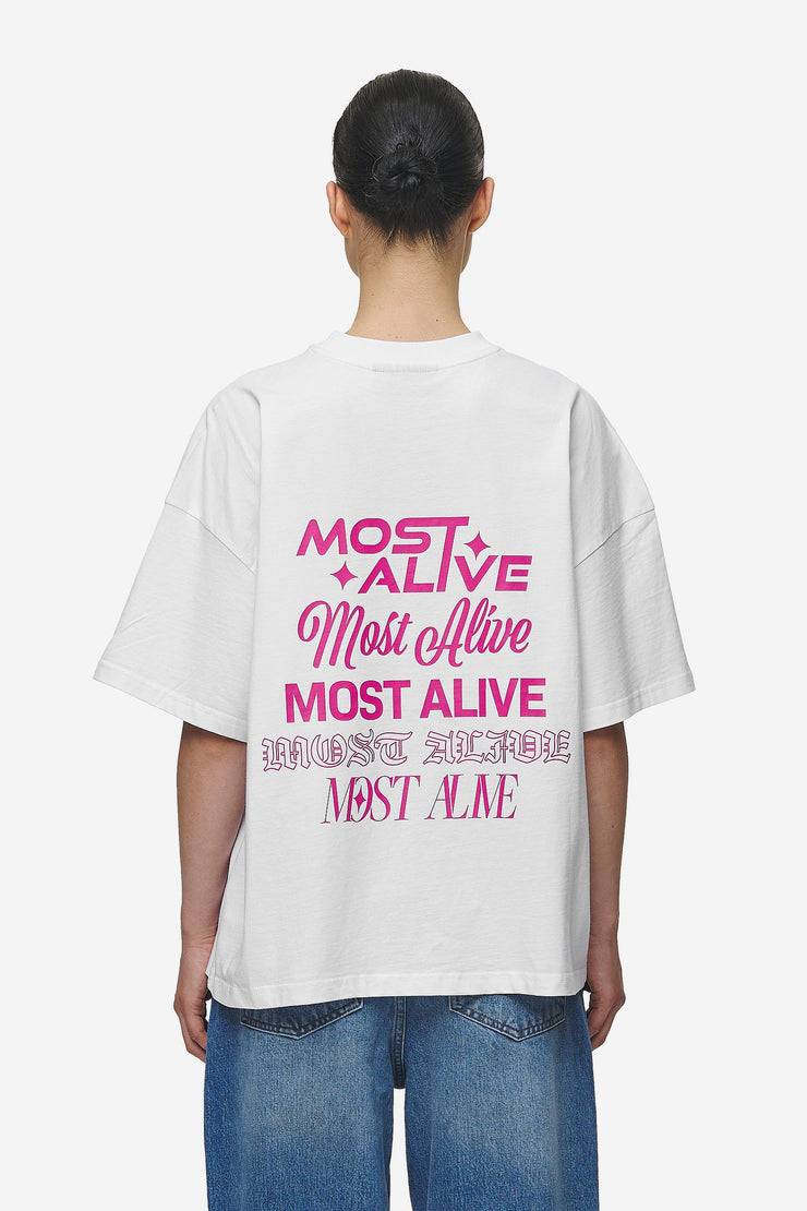 Pegador Mei Heavy Oversized Tee White Limitierter Zeitrabatt