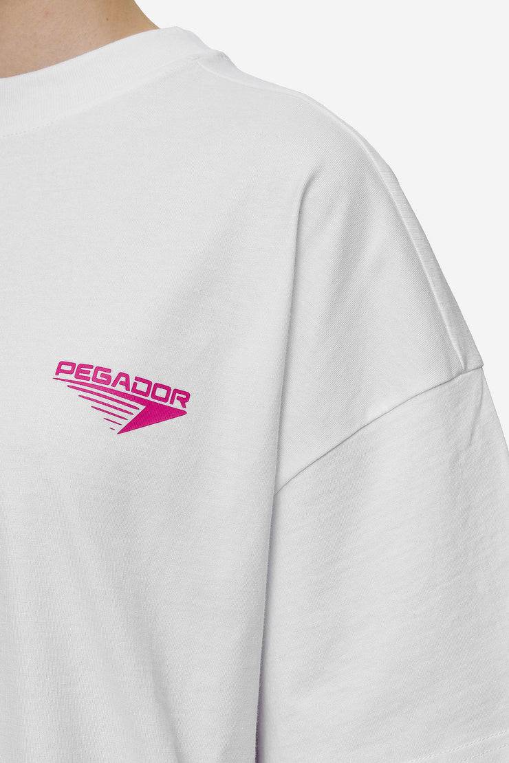 Pegador Mei Heavy Oversized Tee White Limitierter Zeitrabatt