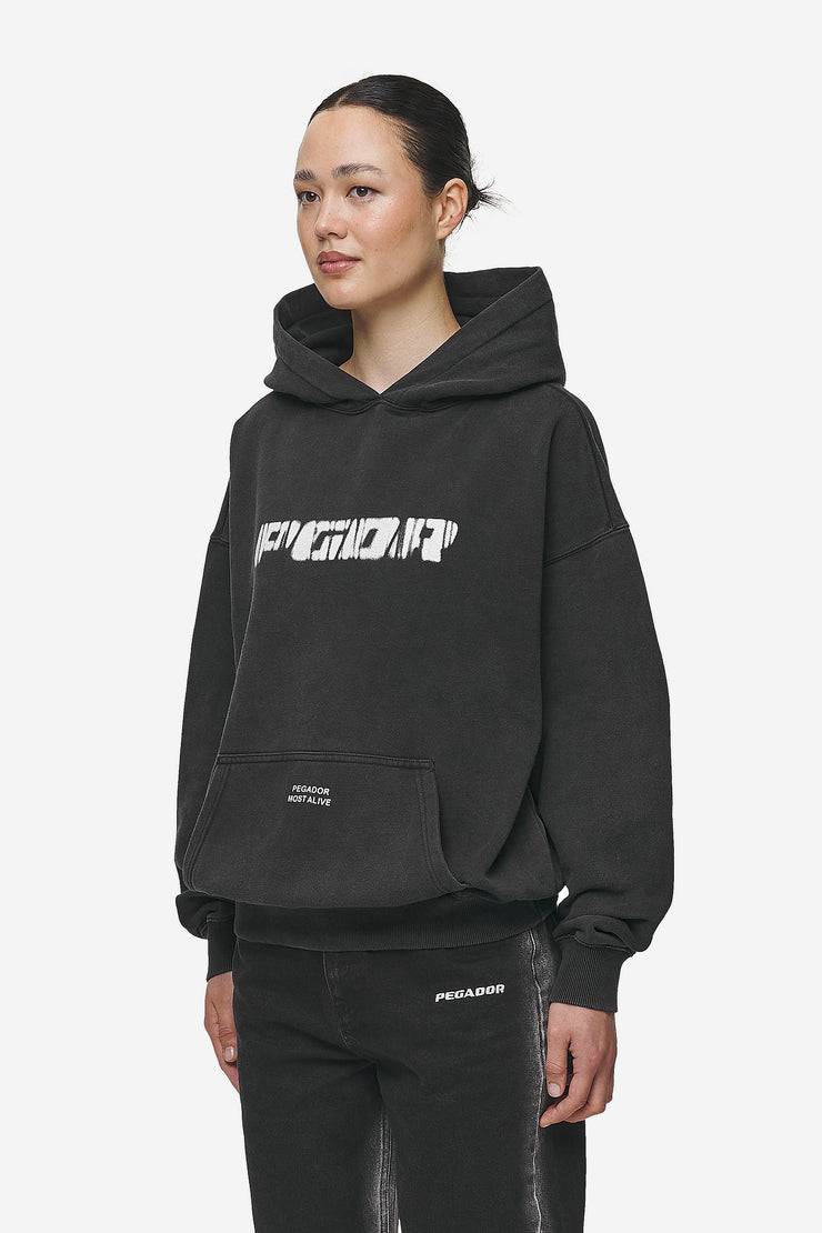 Pegador Suta Oversized Hoodie Vintage Black Fabrik Onlineshop