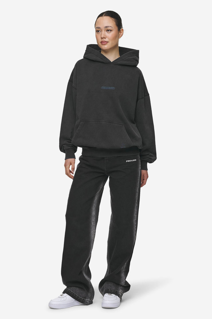 Pegador Thea Oversized Hoodie Vintage Black Sonderangebot