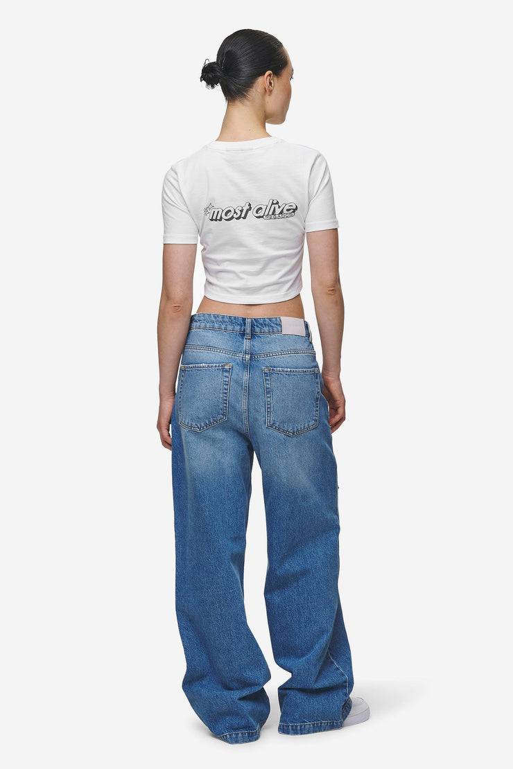 Pegador Thea Baby Tee White Rabatt