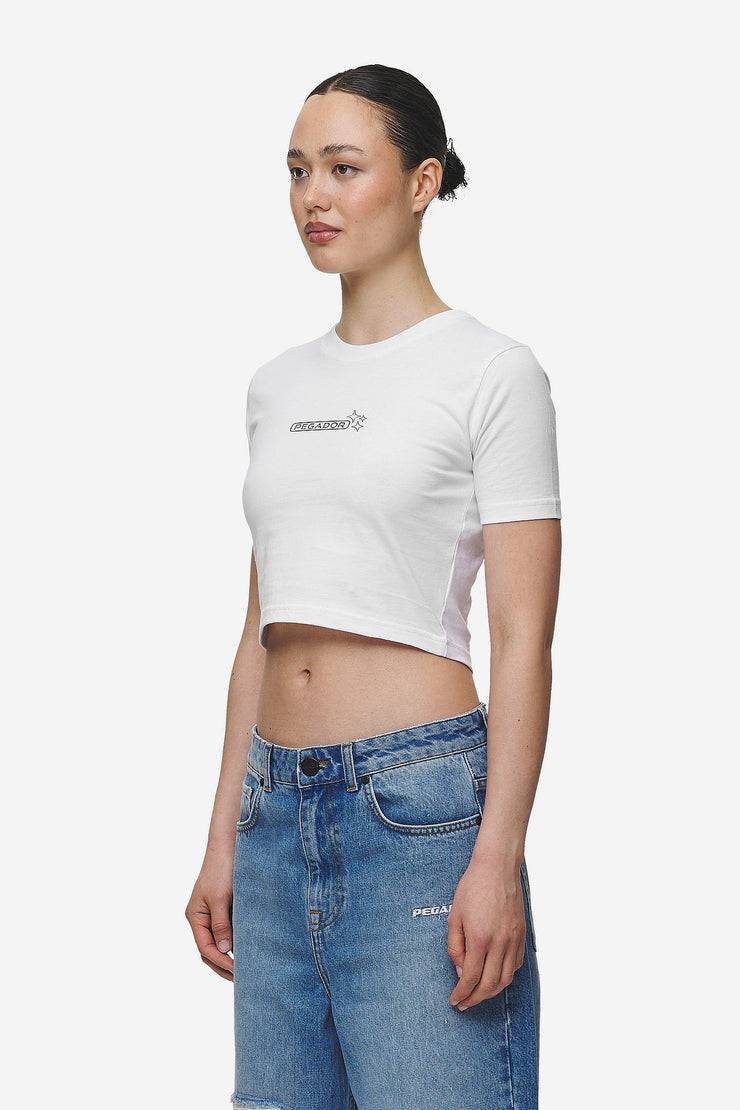 Pegador Thea Baby Tee White Rabatt