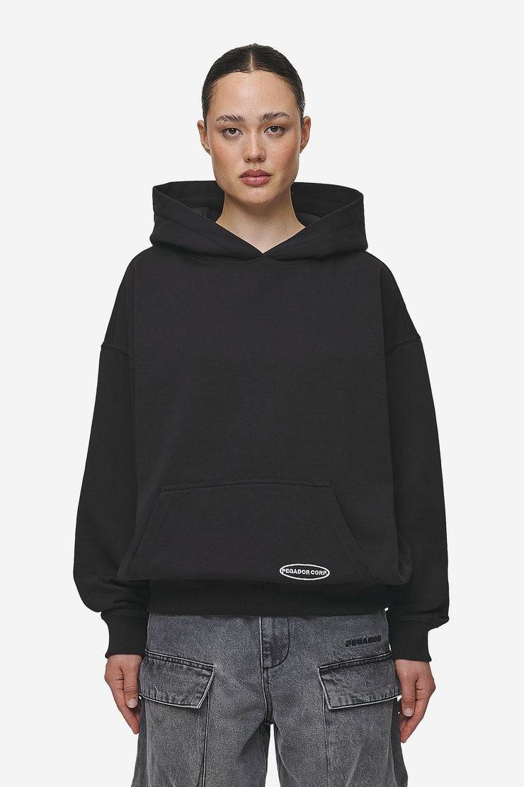 Pegador Sora Oversized Hoodie Washed Black Exklusivangebot