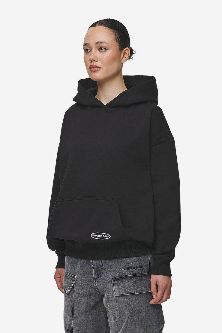 Pegador Sora Oversized Hoodie Washed Black Exklusivangebot