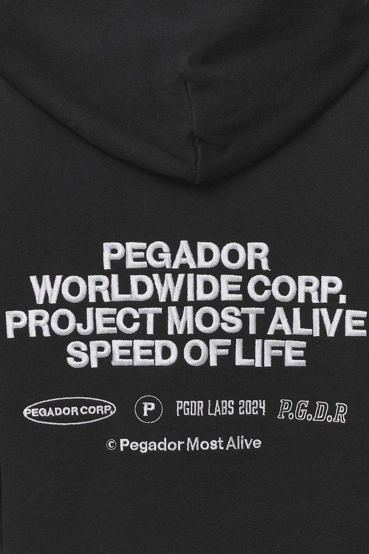 Pegador Sora Oversized Hoodie Washed Black Exklusivangebot