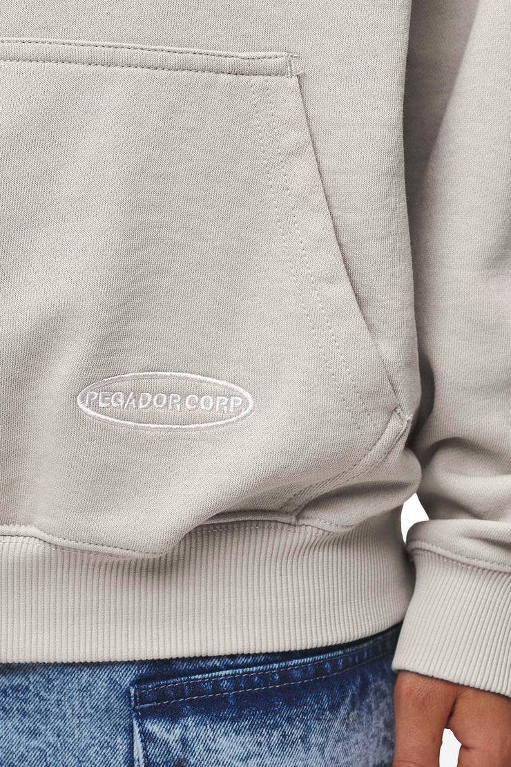 Pegador Sora Oversized Hoodie Washed Moon Grey Preisnachlass