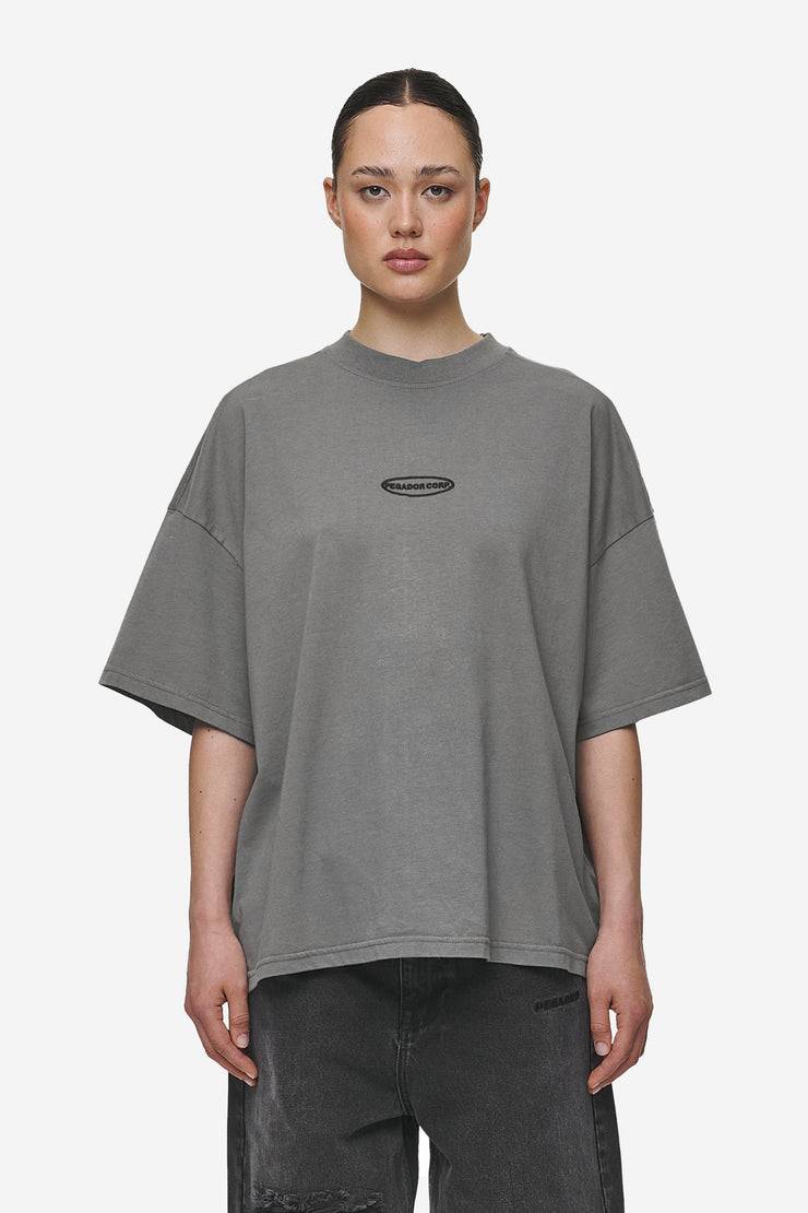 Pegador Sora Heavy Oversized Tee Washed Deep Grey Saisonschlussverkauf