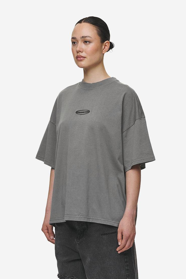 Pegador Sora Heavy Oversized Tee Washed Deep Grey Saisonschlussverkauf