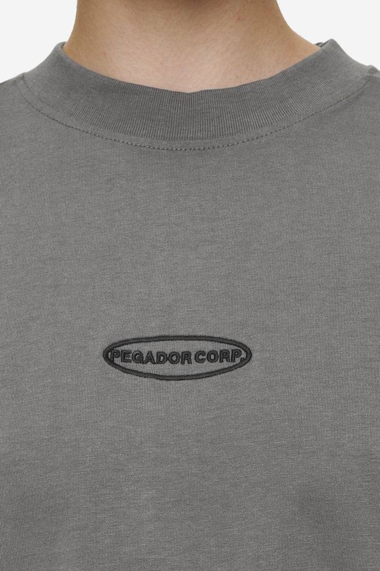 Pegador Sora Heavy Oversized Tee Washed Deep Grey Saisonschlussverkauf