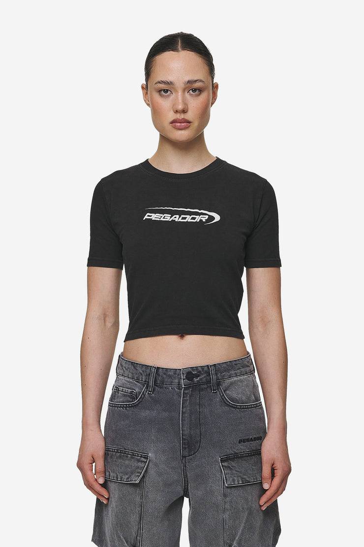 Pegador Naomi Baby Tee Washed Black Black Friday