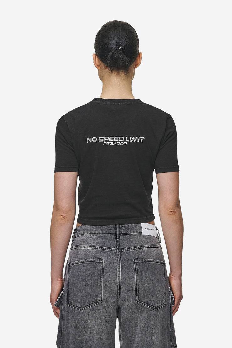 Pegador Naomi Baby Tee Washed Black Black Friday