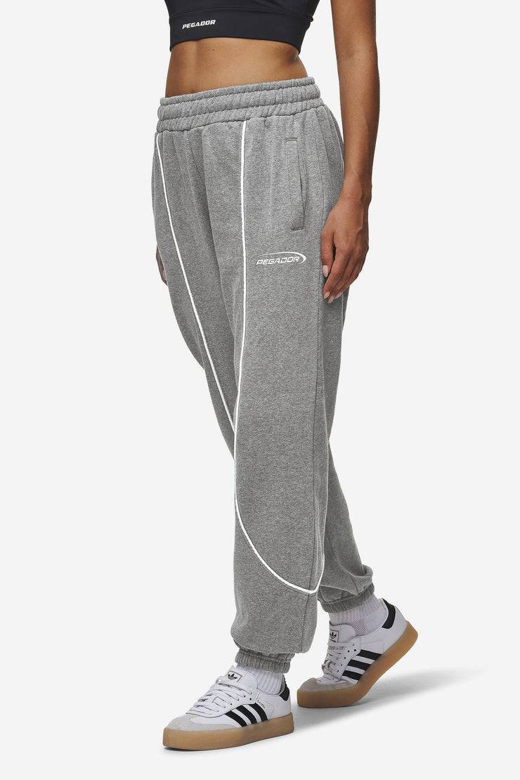 Pegador Silvi High Waisted Sweat Pants Deep Grey Melange Muttertagsangebot