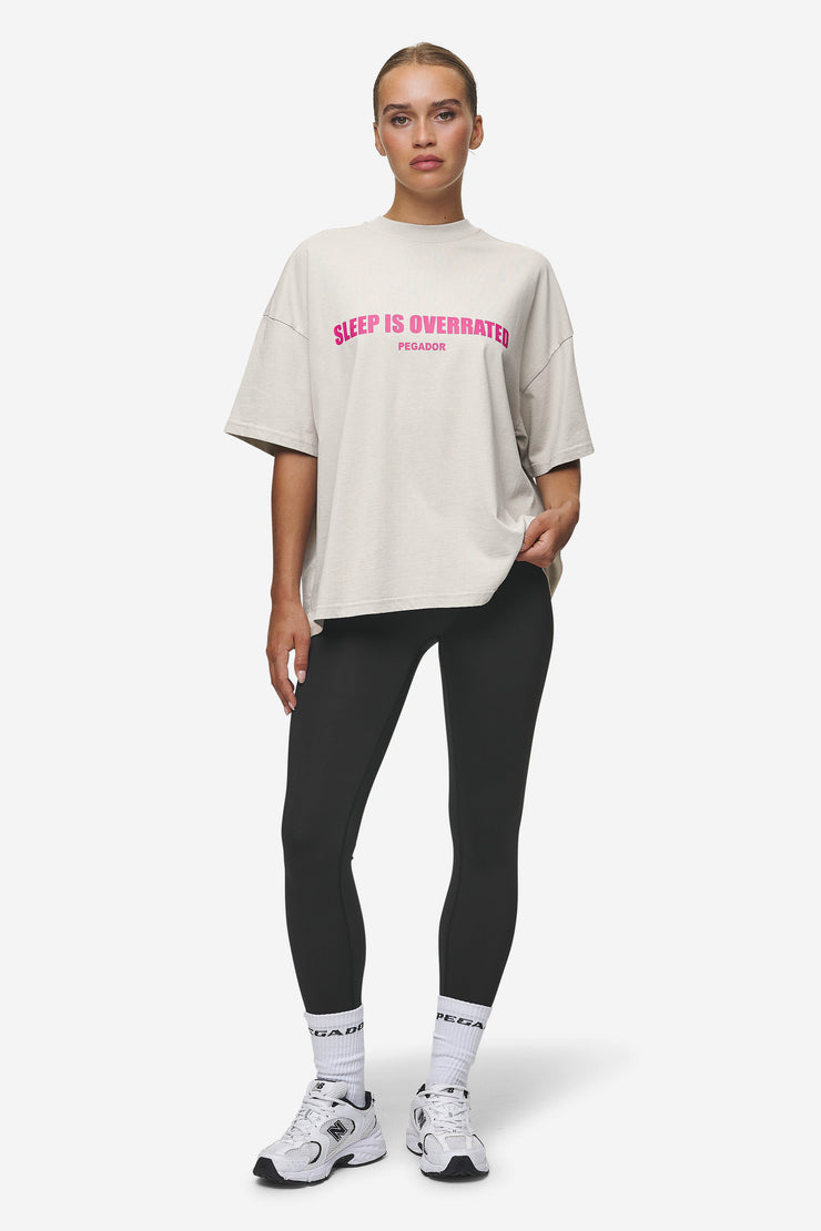 Pegador Tori Heavy Oversized Tee Washed Moon Grey Vatertagsangebot