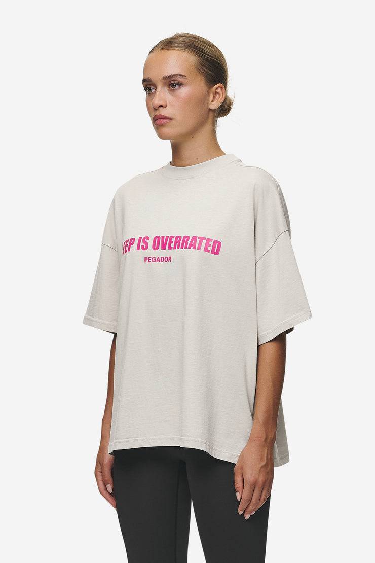 Pegador Tori Heavy Oversized Tee Washed Moon Grey Vatertagsangebot
