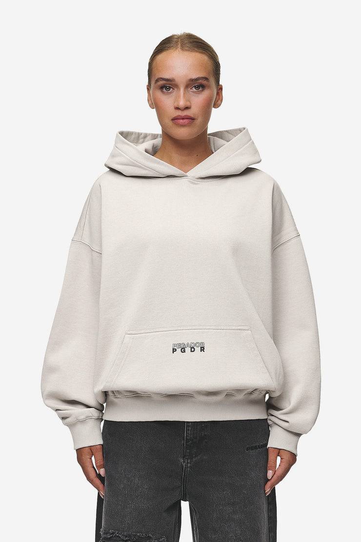 Pegador Nisa Oversized Hoodie Washed Moon Grey Valentinstagsangebot