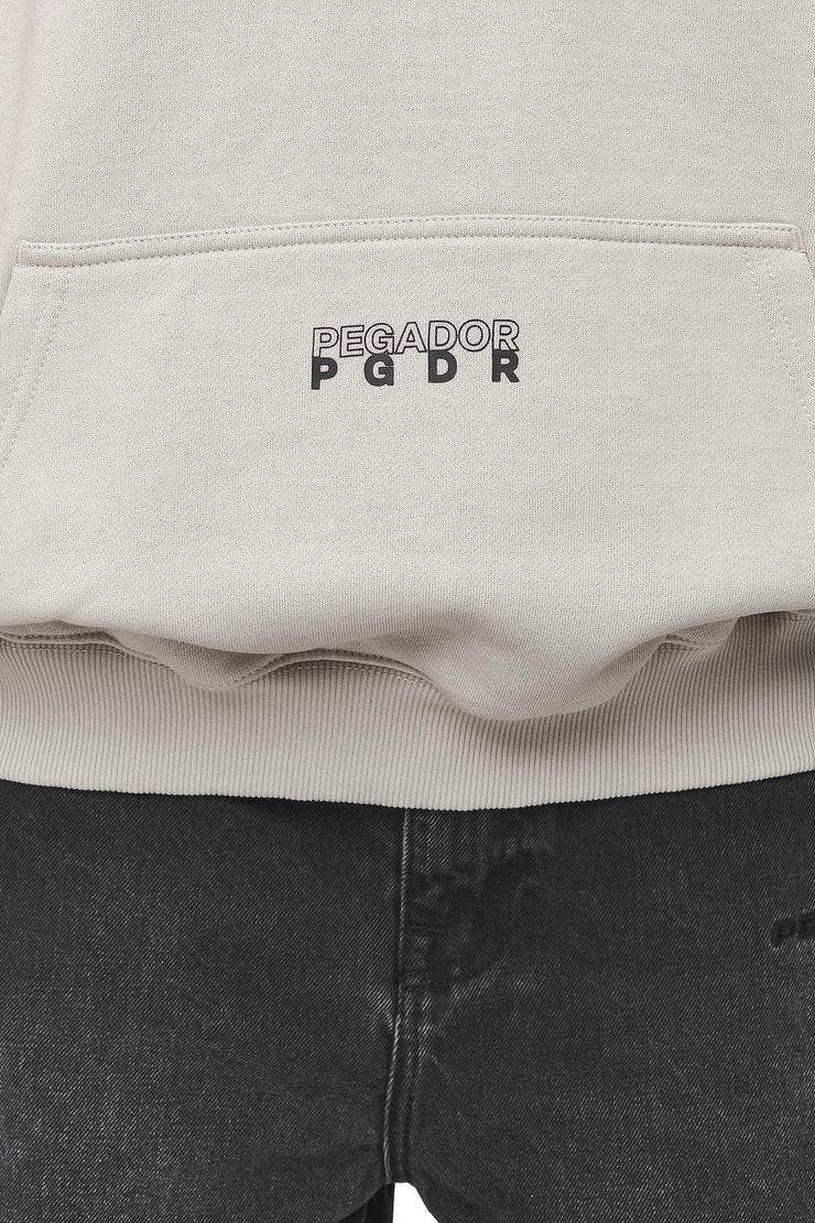 Pegador Nisa Oversized Hoodie Washed Moon Grey Valentinstagsangebot