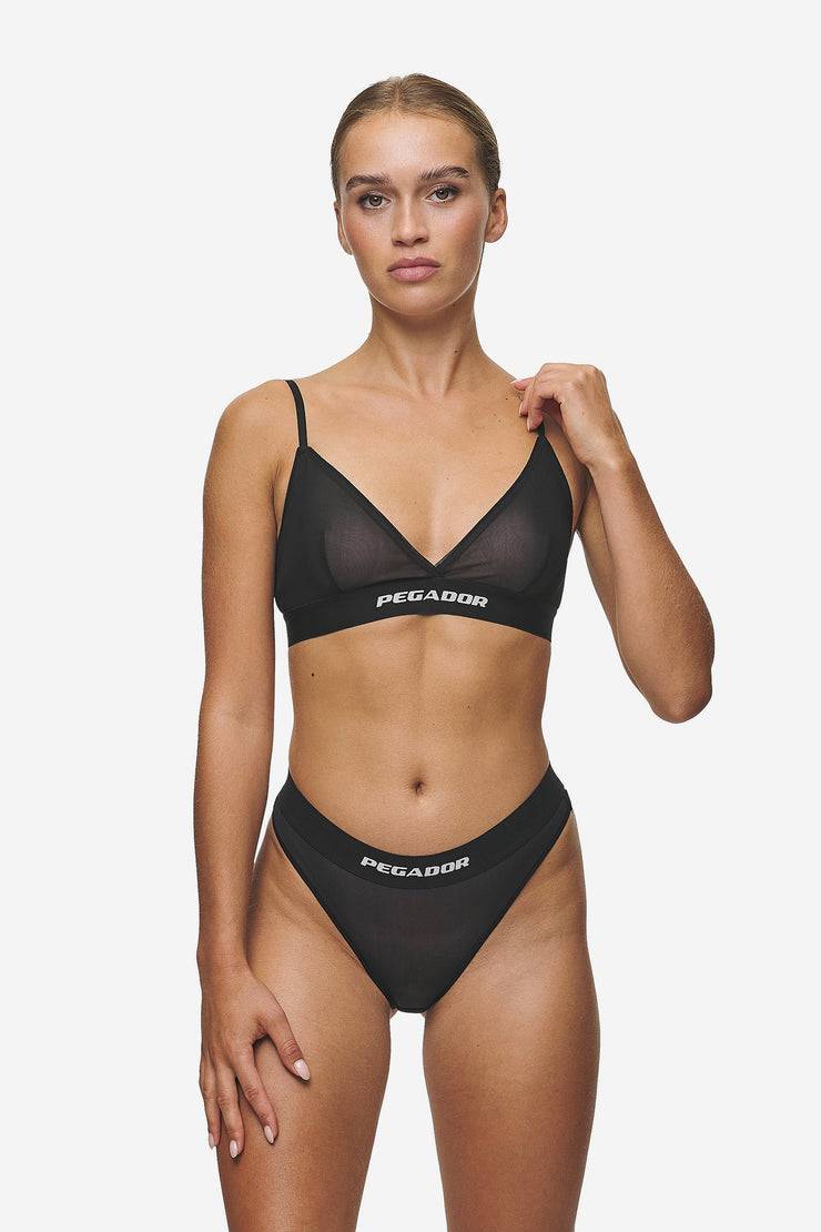 Pegador Katia Triangle Bralette Black White Heißer Verkauf