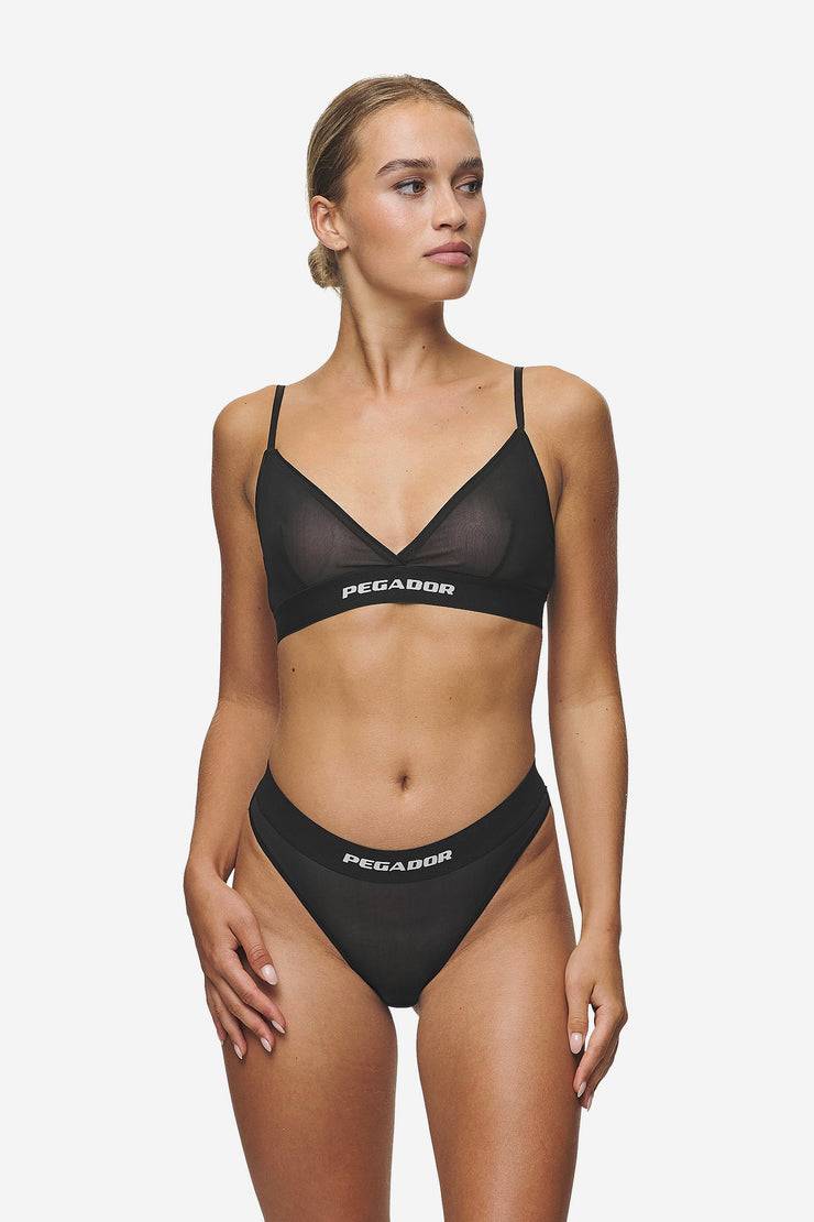 Pegador Katia Triangle Bralette Black White Heißer Verkauf