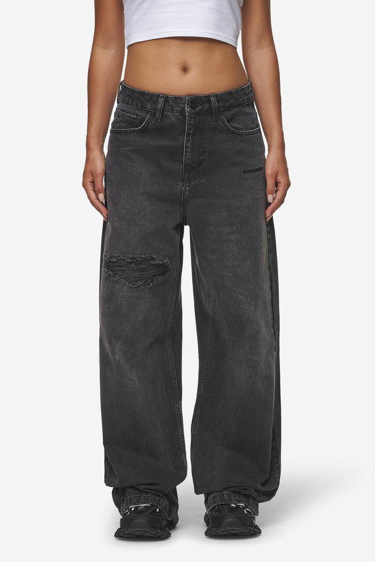 Pegador Mally Super Baggy Jeans Washed Deep Grey Neueste Mode