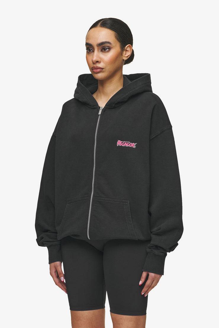 Pegador Barret Terry Oversized Sweat Jacket Vintage Black Saisonale Angebote