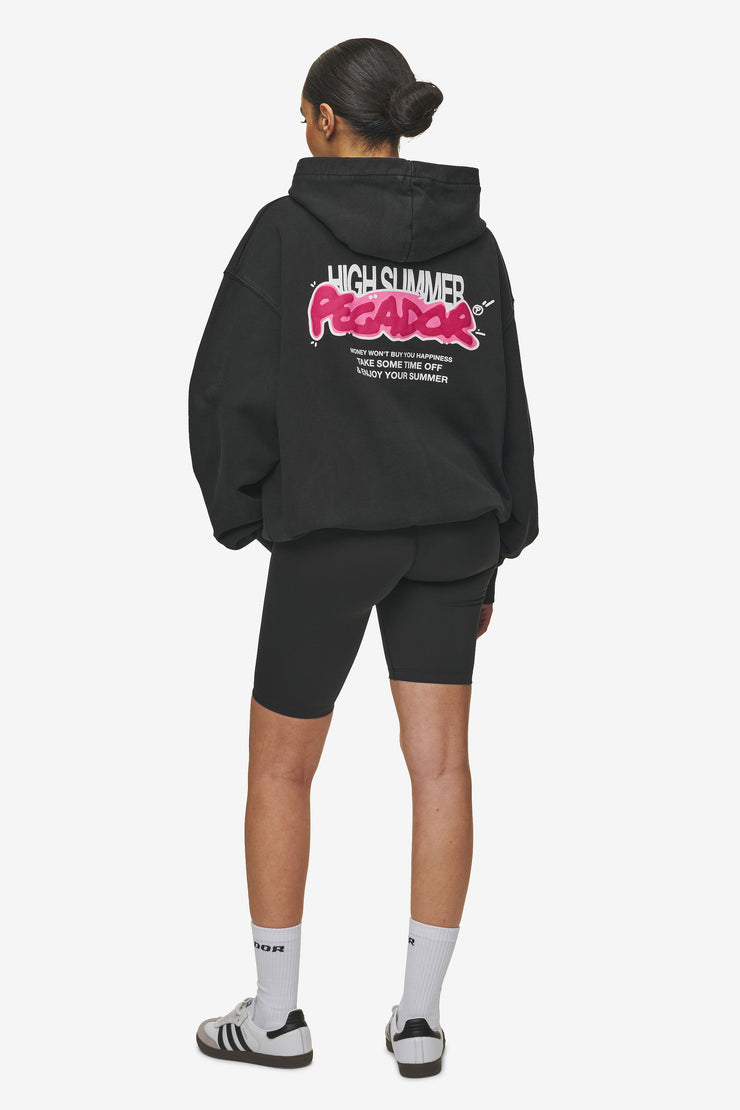 Pegador Barret Terry Oversized Sweat Jacket Vintage Black Saisonale Angebote