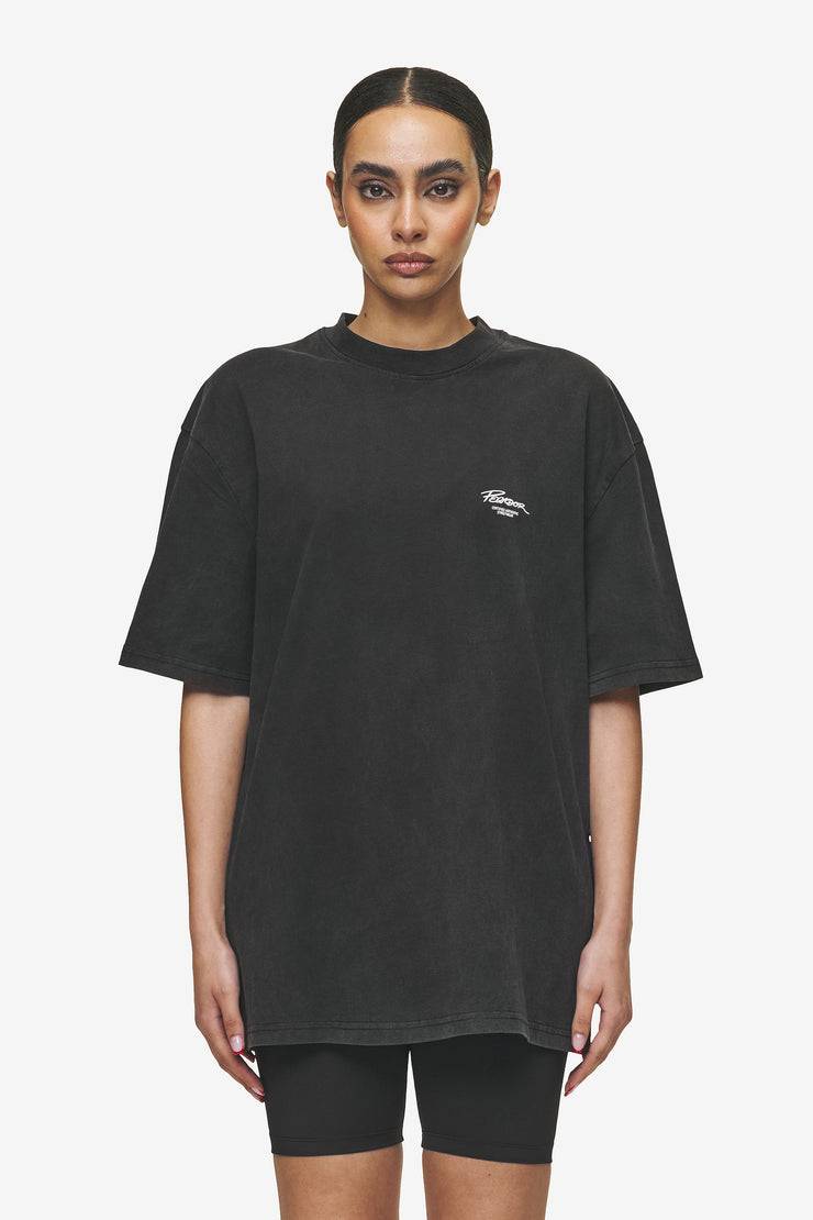 Pegador Banberry Oversized Tee Vintage Black Räumungsverkauf