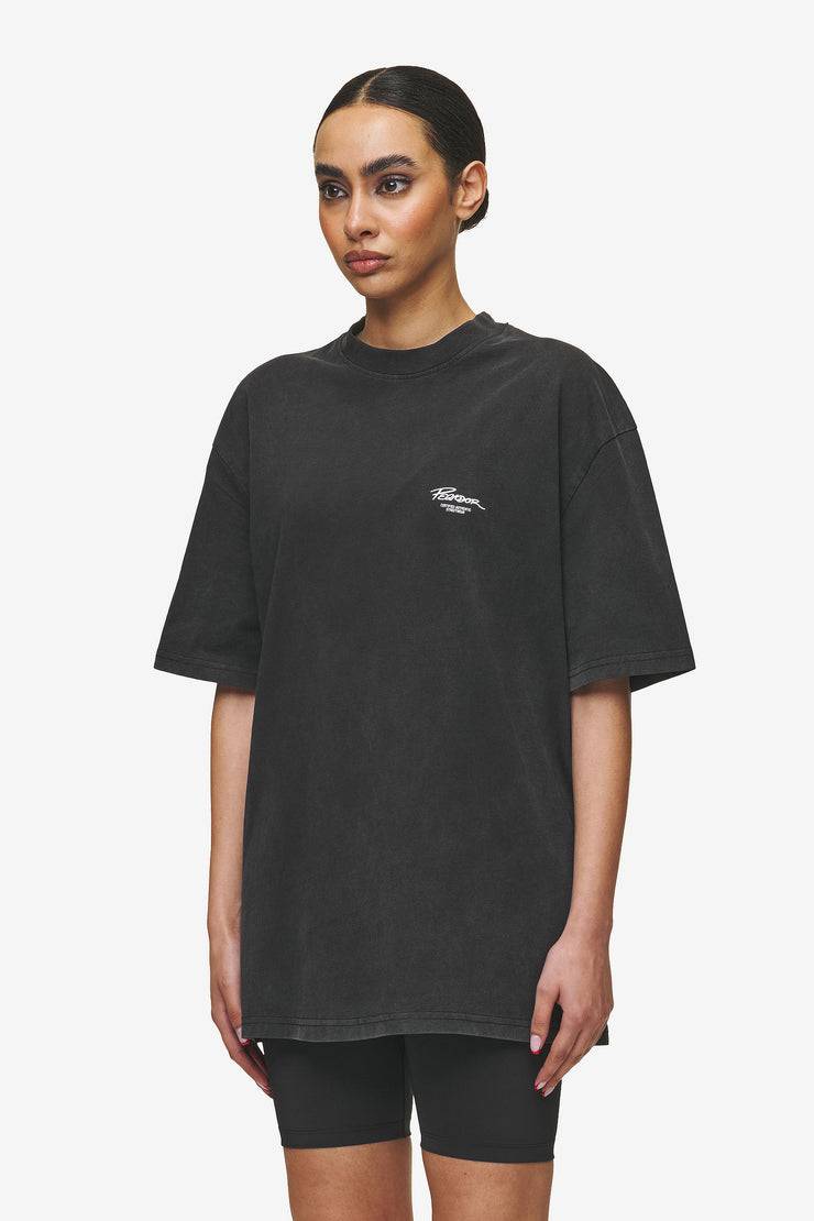 Pegador Banberry Oversized Tee Vintage Black Räumungsverkauf
