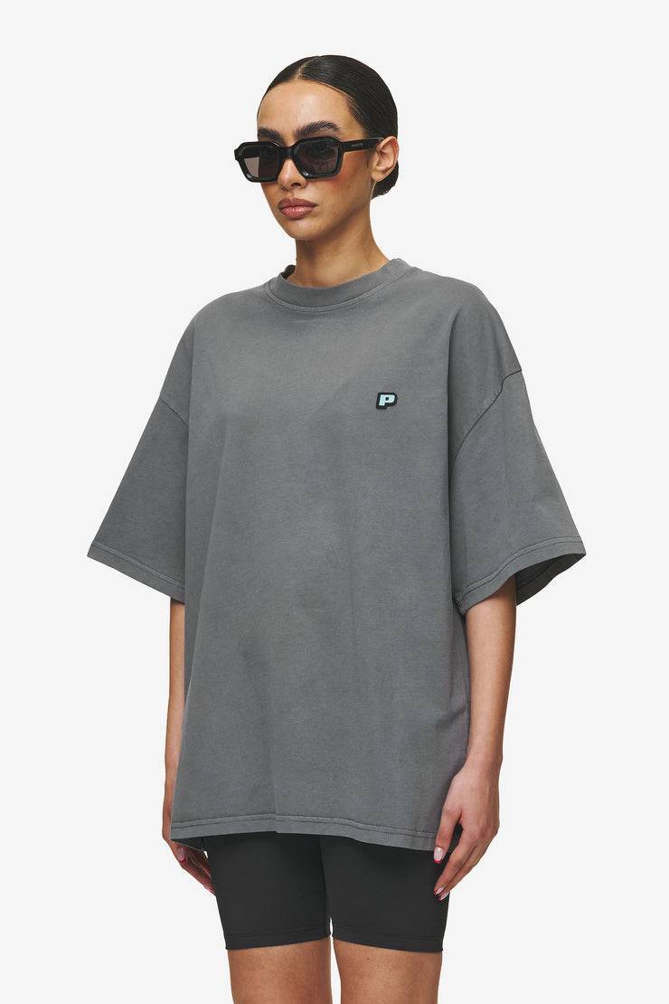 Pegador Leono Boxy Tee Vintage Grey Sky Blue Gum Riesige Ersparnisse