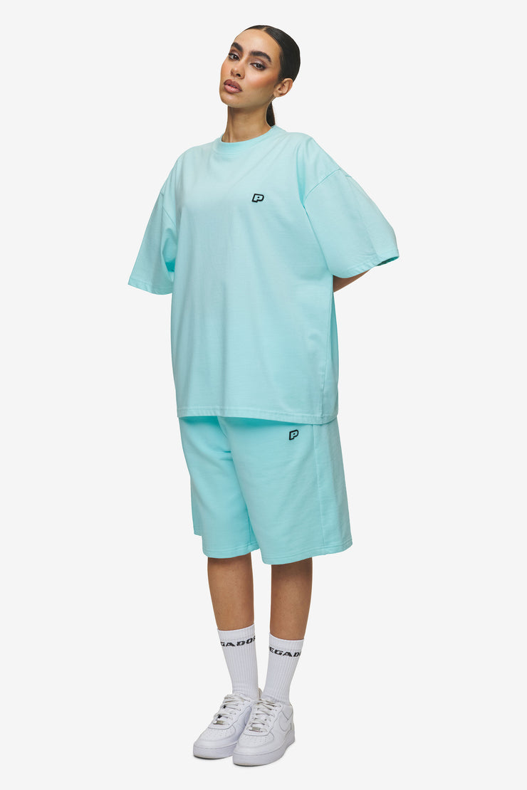 Pegador Leono Boxy Tee Washed Sky Blue Sky Blue Gum VIP-Rabatte