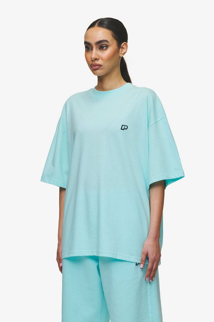 Pegador Leono Boxy Tee Washed Sky Blue Sky Blue Gum VIP-Rabatte
