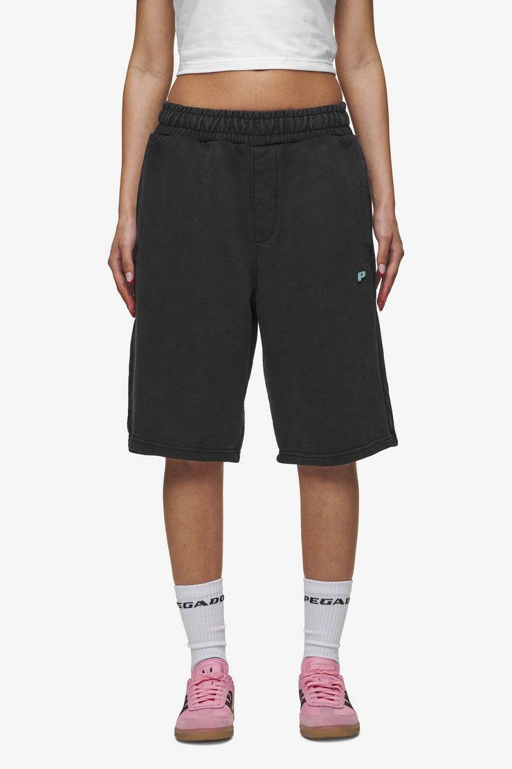 Pegador Leono Overknee Heavy Sweat Shorts Vintage Black Gum Wochenangebot