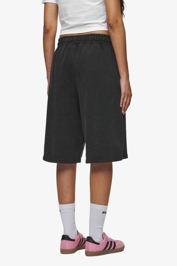 Pegador Leono Overknee Heavy Sweat Shorts Vintage Black Gum Wochenangebot