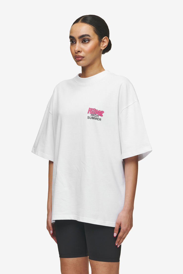 Pegador Farrar Boxy Tee White JETZT KAUFEN