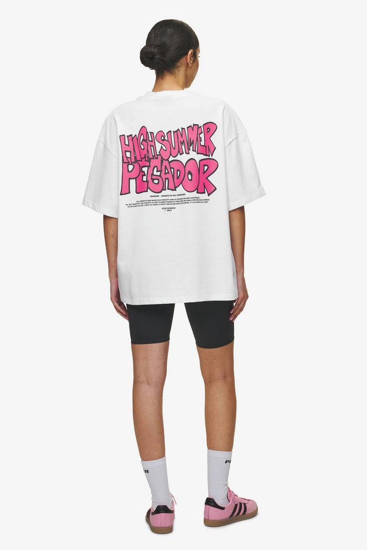 Pegador Farrar Boxy Tee White JETZT KAUFEN