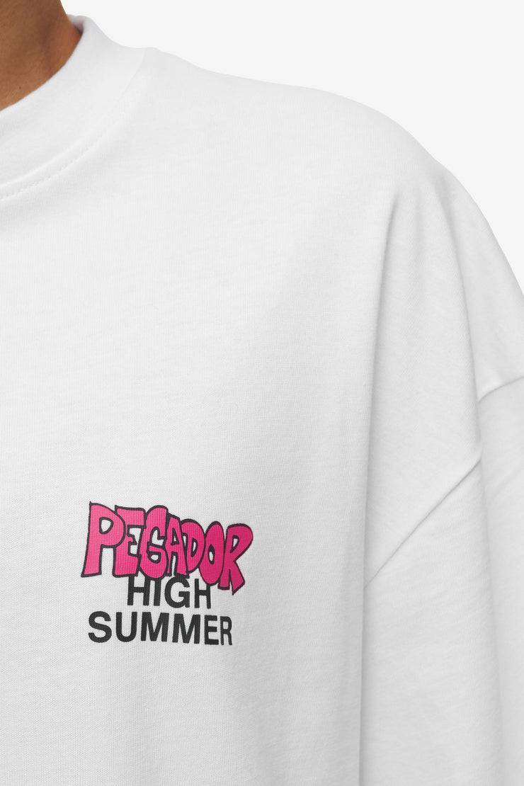 Pegador Farrar Boxy Tee White JETZT KAUFEN