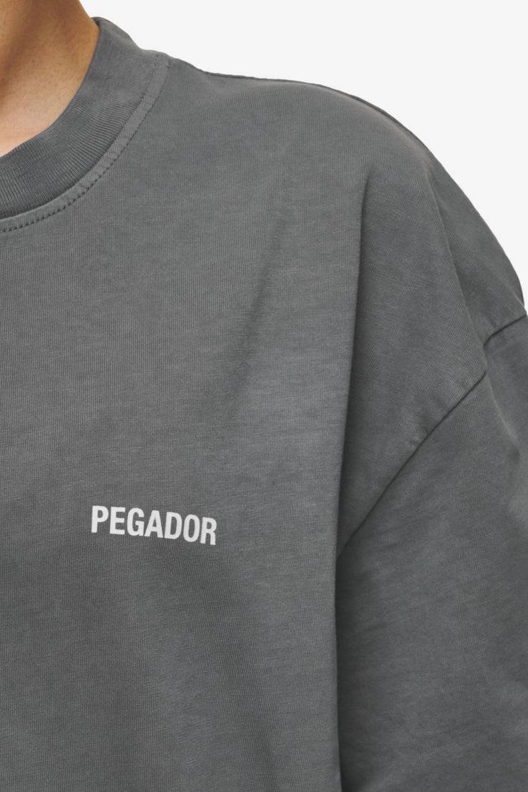 Pegador Gulati Oversized Tee Vintage Grey Letzte 2 Tage