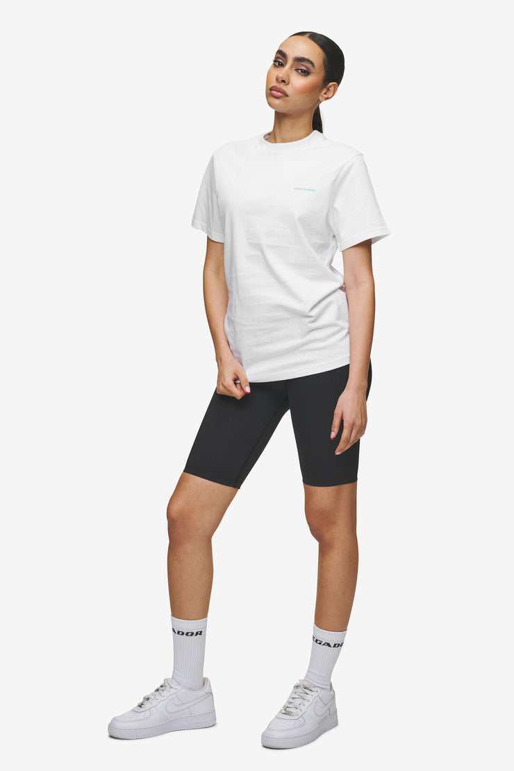 Pegador Logo Slim Tee White Sky Blue Letzter Tag