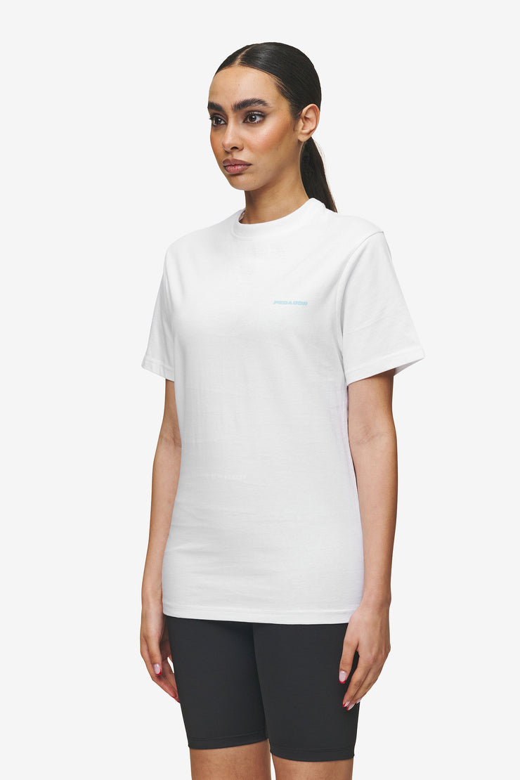 Pegador Logo Slim Tee White Sky Blue Letzter Tag