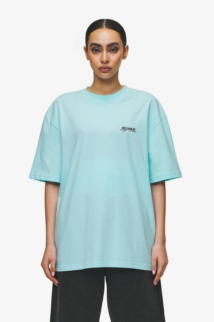 Pegador Patino Oversized Tee Washed Sky Blue Bis zu 50% Rabatt