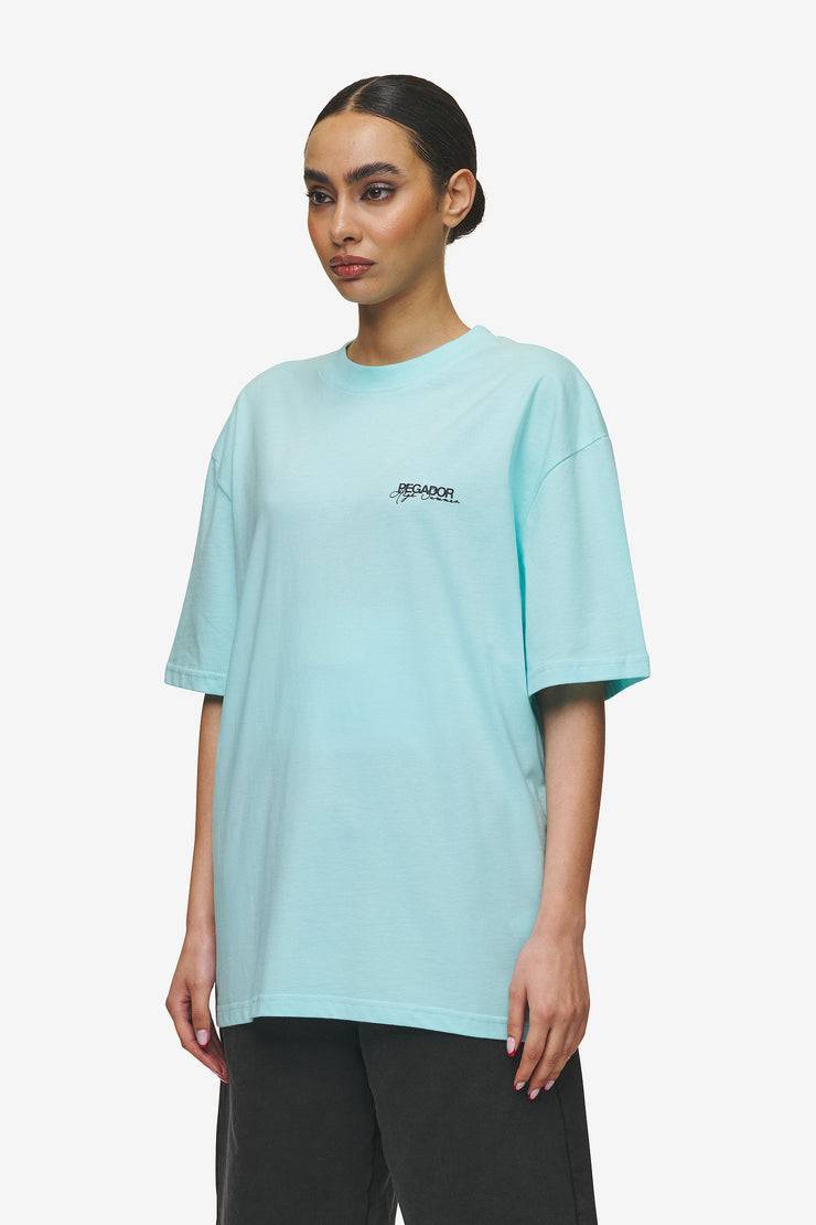 Pegador Patino Oversized Tee Washed Sky Blue Bis zu 50% Rabatt