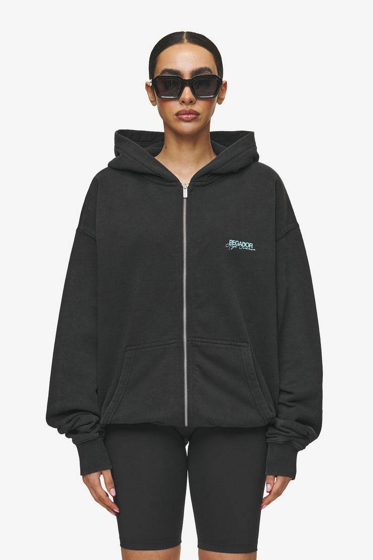 Pegador Patino Oversized Sweat Jacket Vintage Black Bis zu 60% Rabatt