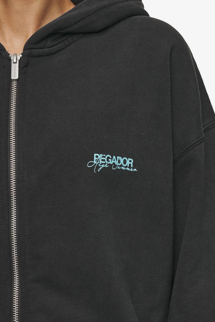 Pegador Patino Oversized Sweat Jacket Vintage Black Bis zu 60% Rabatt