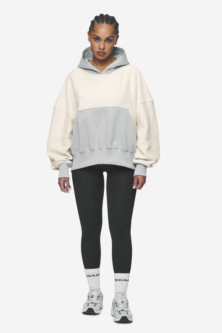 Pegador Estela Inside-Out Oversized Hoodie Coast Sand Sky Grey Nur für heute