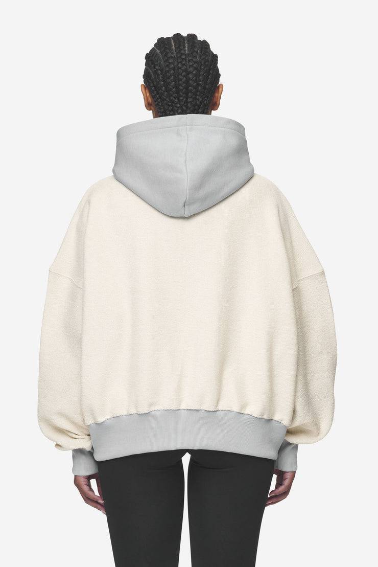 Pegador Estela Inside-Out Oversized Hoodie Coast Sand Sky Grey Nur für heute