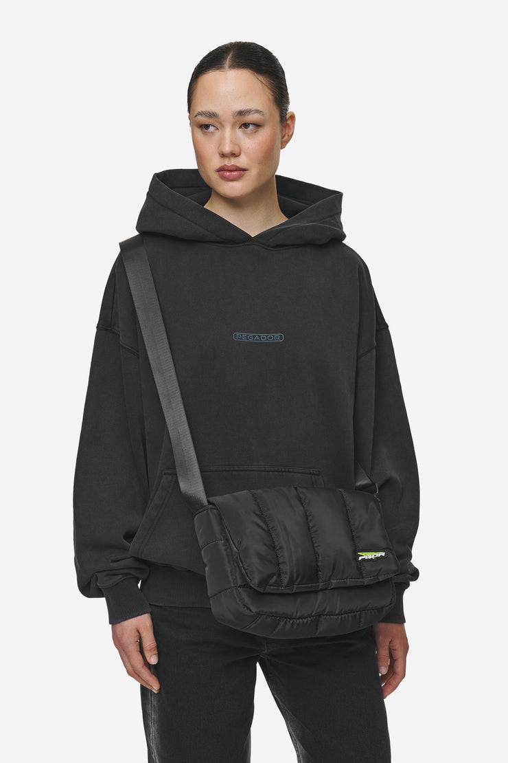 Pegador Blamor Rubber Puffer Bag Black Fabrikladen