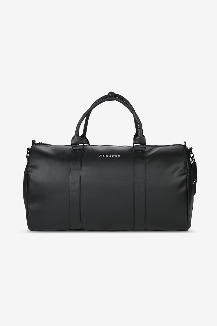 Pegador Strahan Logo Faux Leather Weekender Black Begrenzt auf 3 Tage