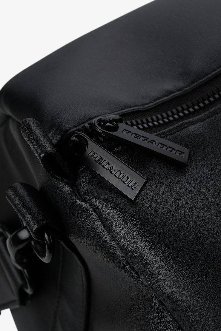 Pegador Strahan Logo Faux Leather Weekender Black Begrenzt auf 3 Tage