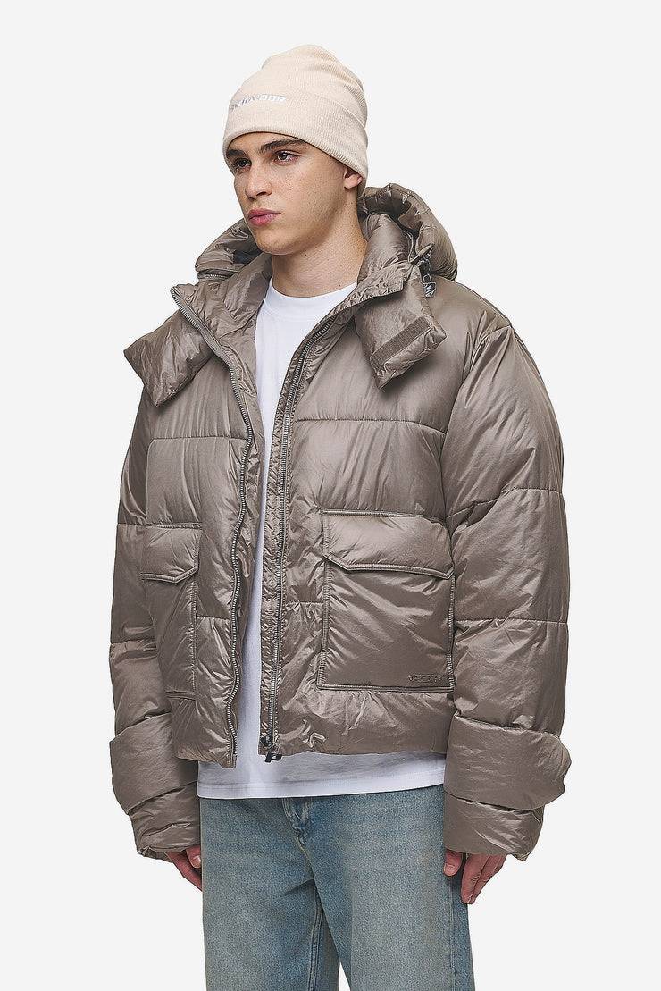 Pegador Garrick Vintage Oversized Puffer Jacket Light Brown Im Verkauf